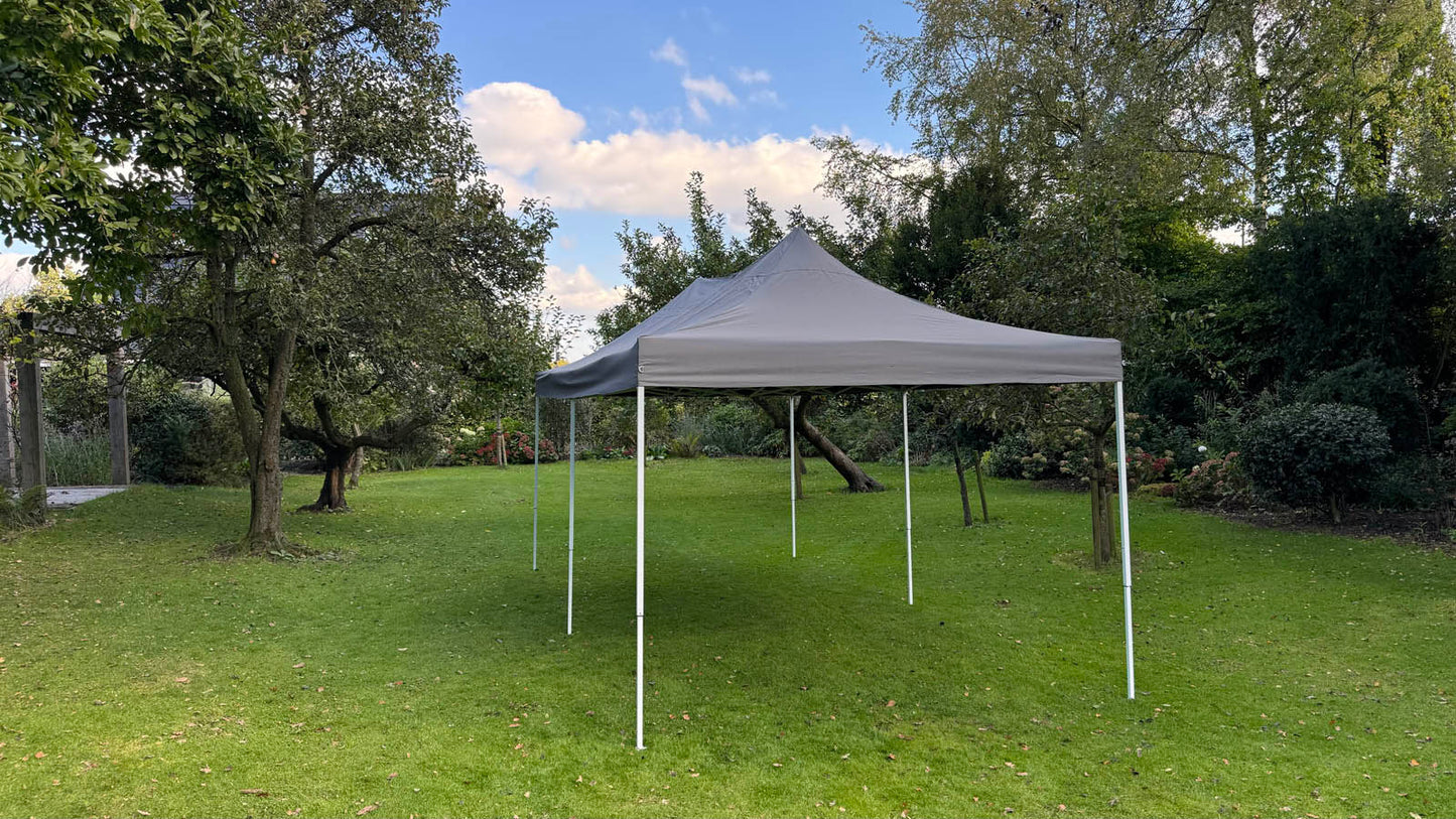 Partytent donkergrijs 6x3 Meter