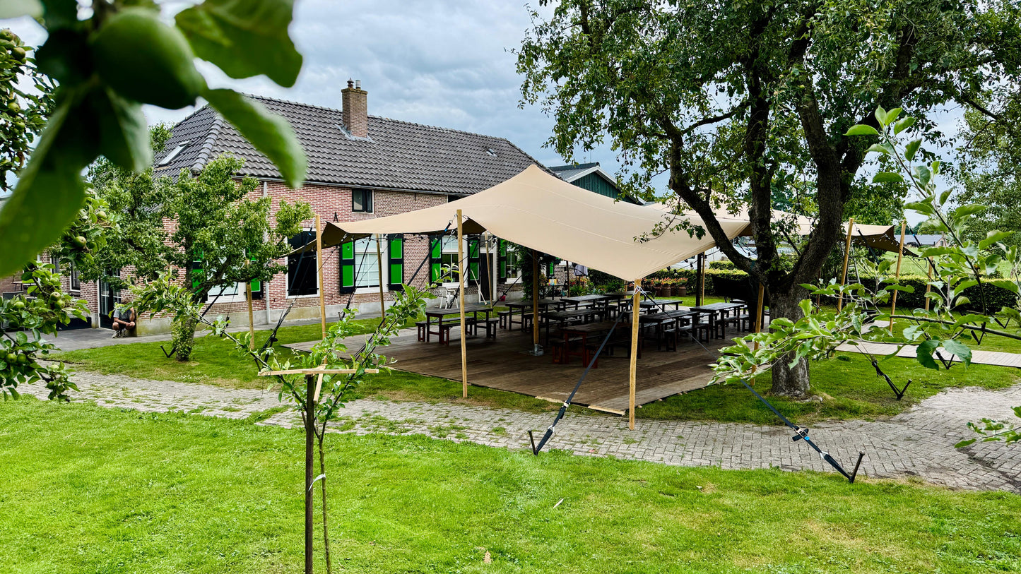 Stretchtent 15 x 10 meter