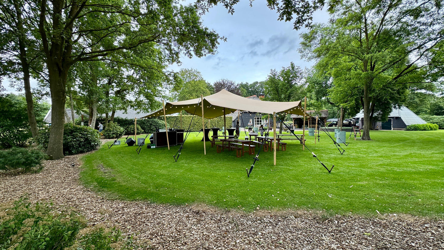 Stretchtent 7,5 x 10 meter
