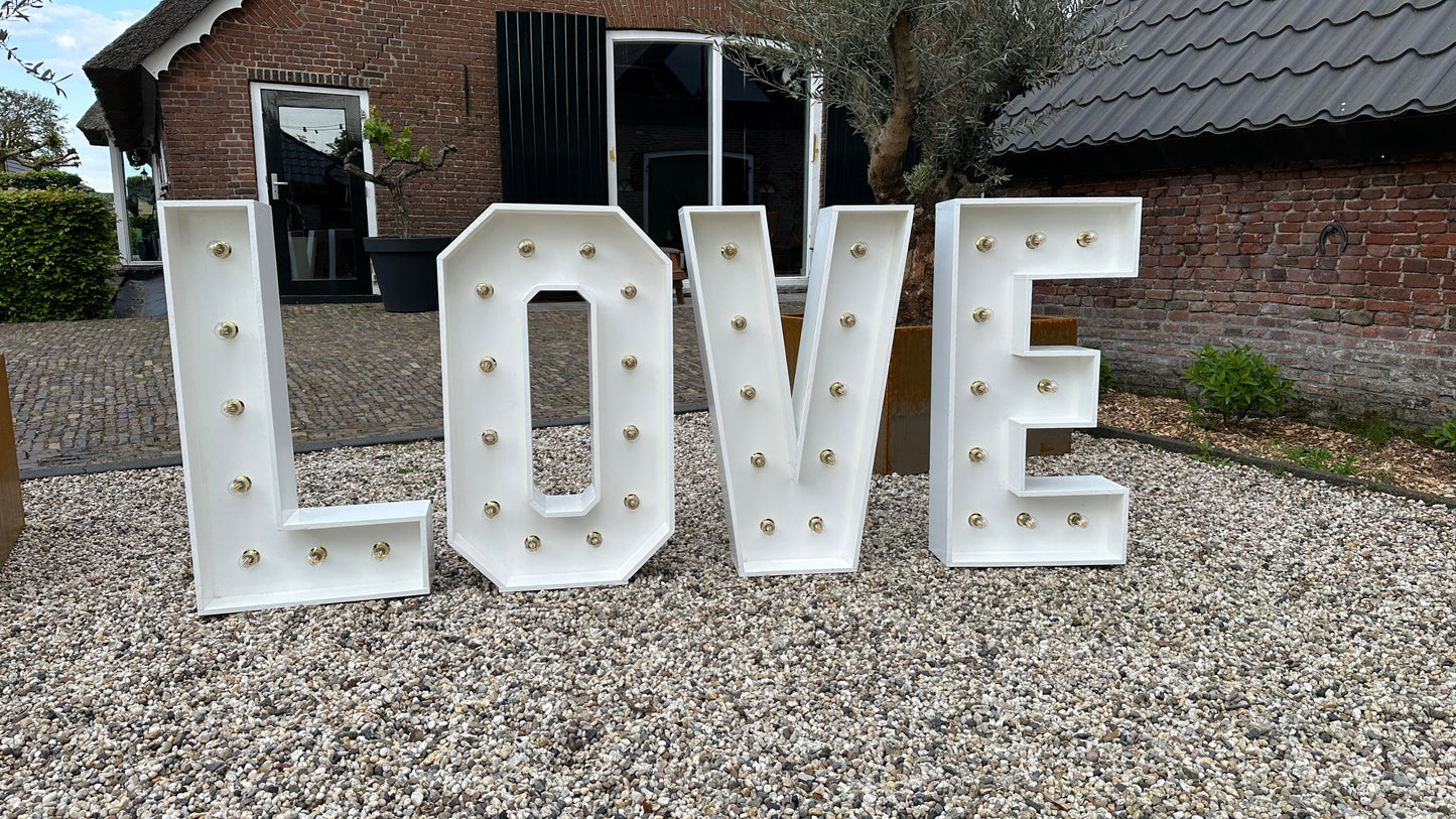 Lichtletters 'LOVE'