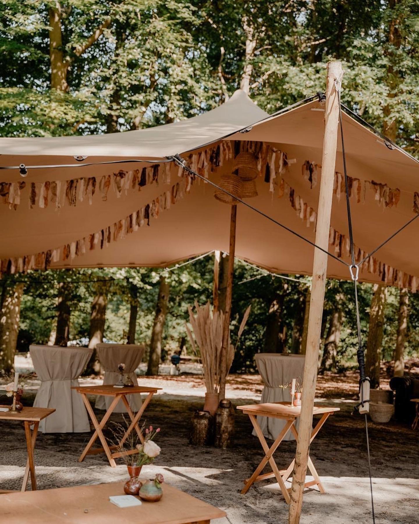 Stretchtent 4,5 x 4,5 meter