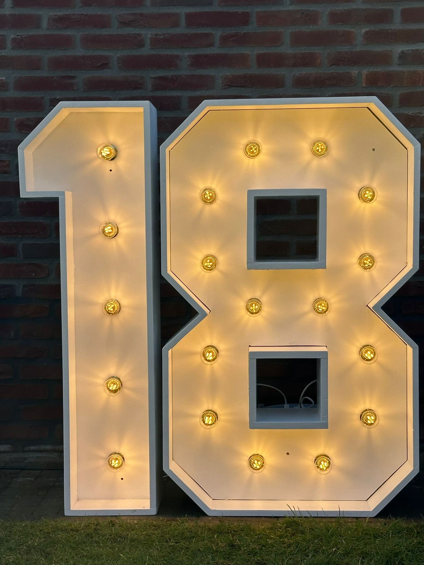 Lichtcijfers '0123456789'