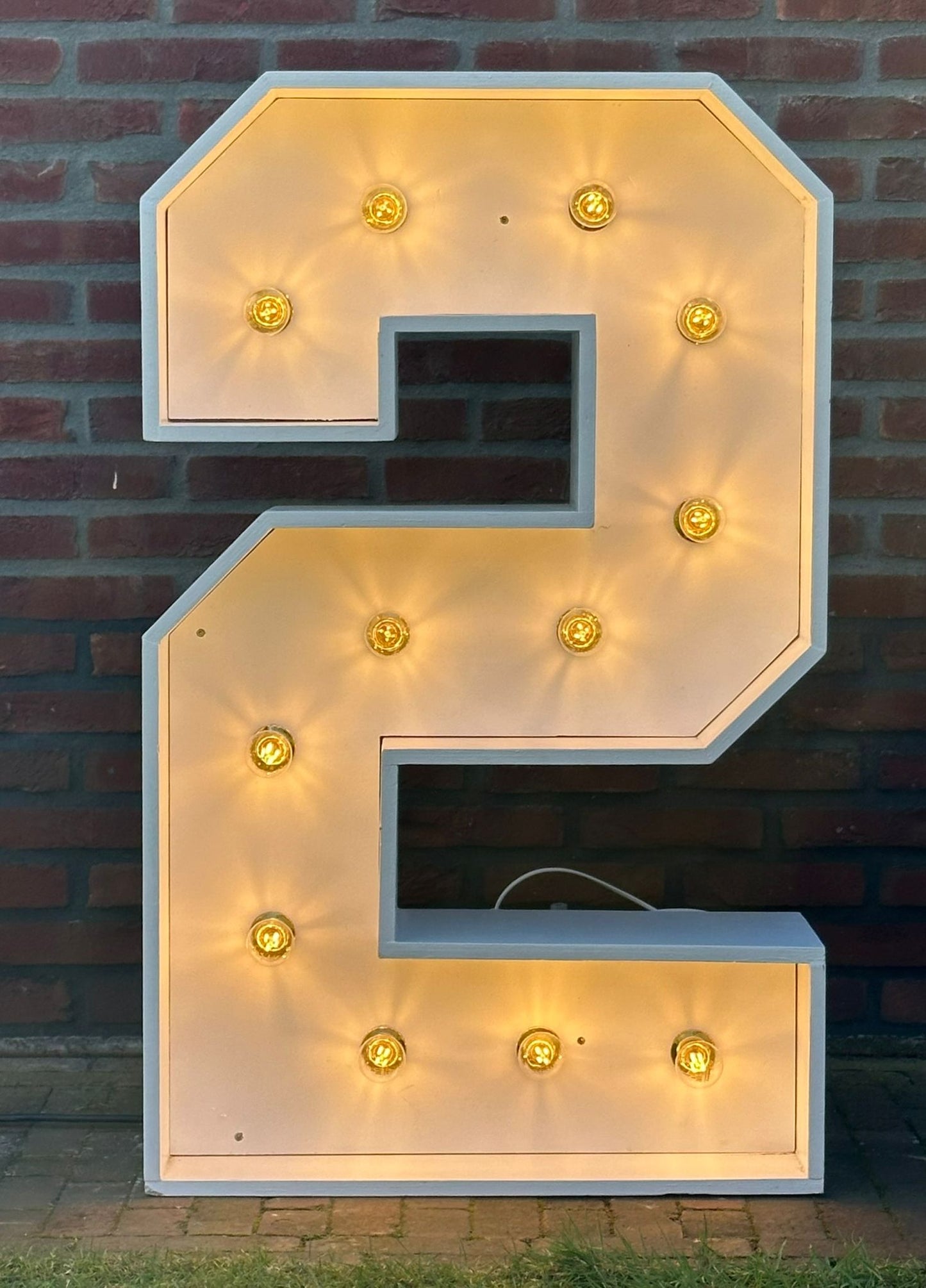 Lichtcijfers '0123456789'