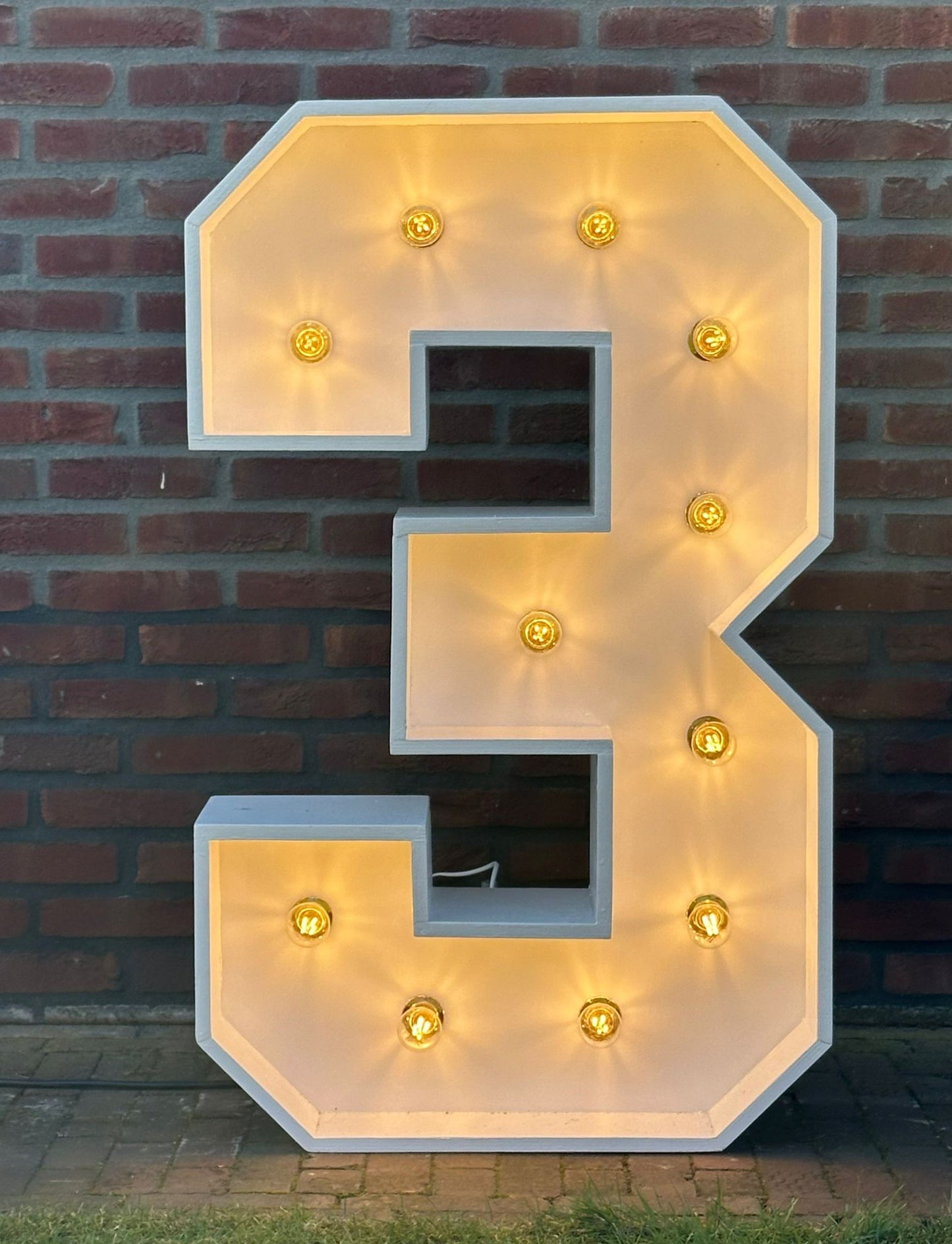 Lichtcijfers '0123456789'