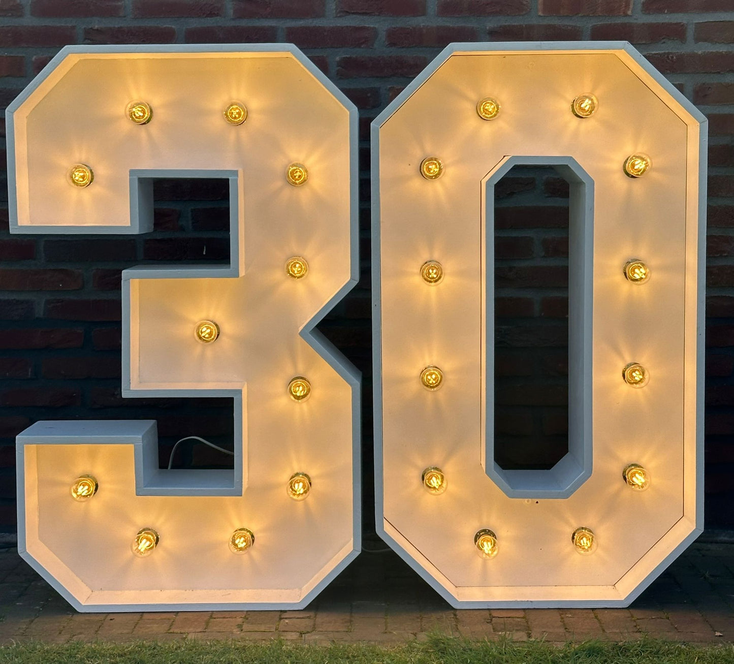 Lichtcijfers '0123456789'