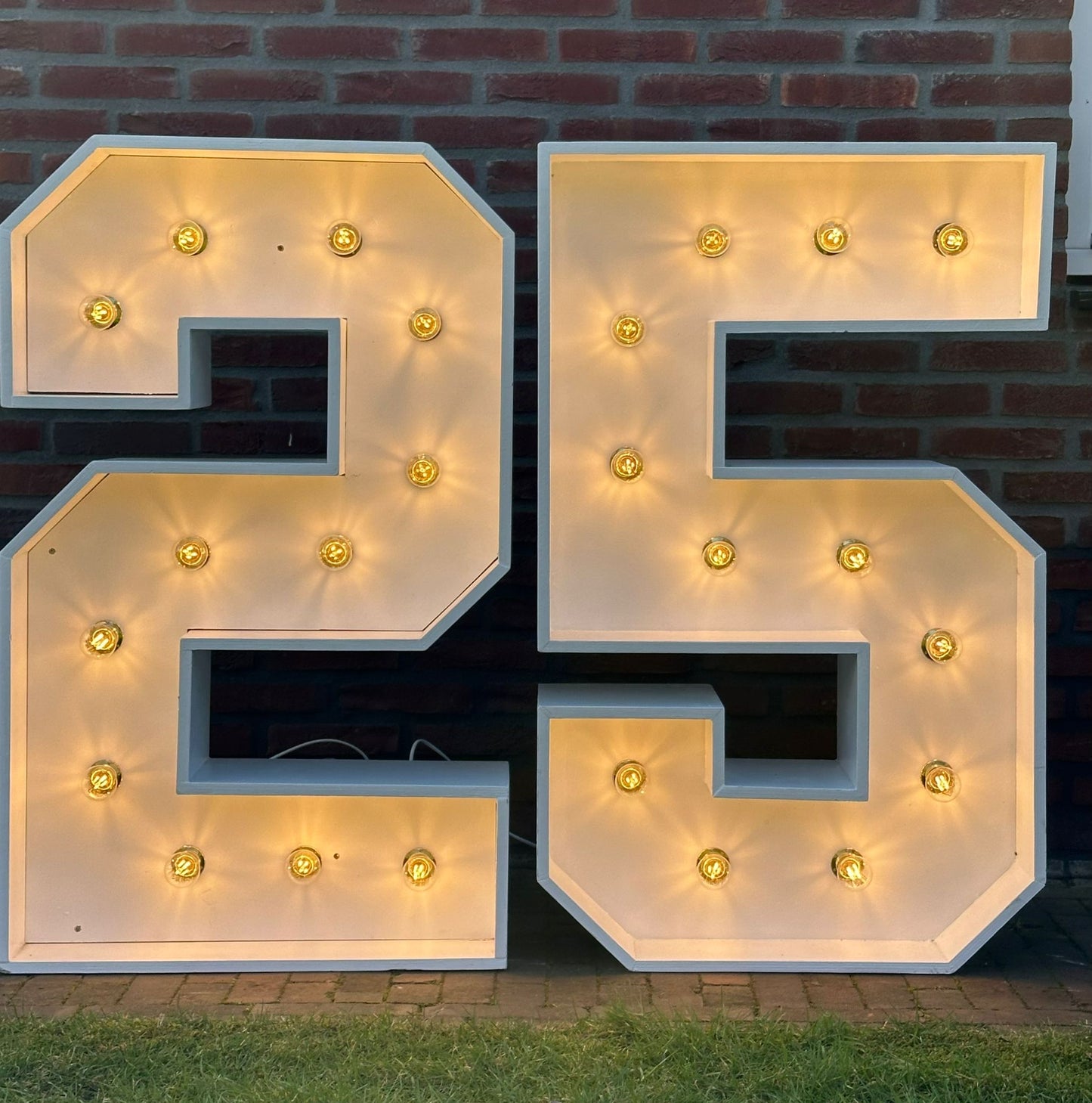 Lichtcijfers '0123456789'