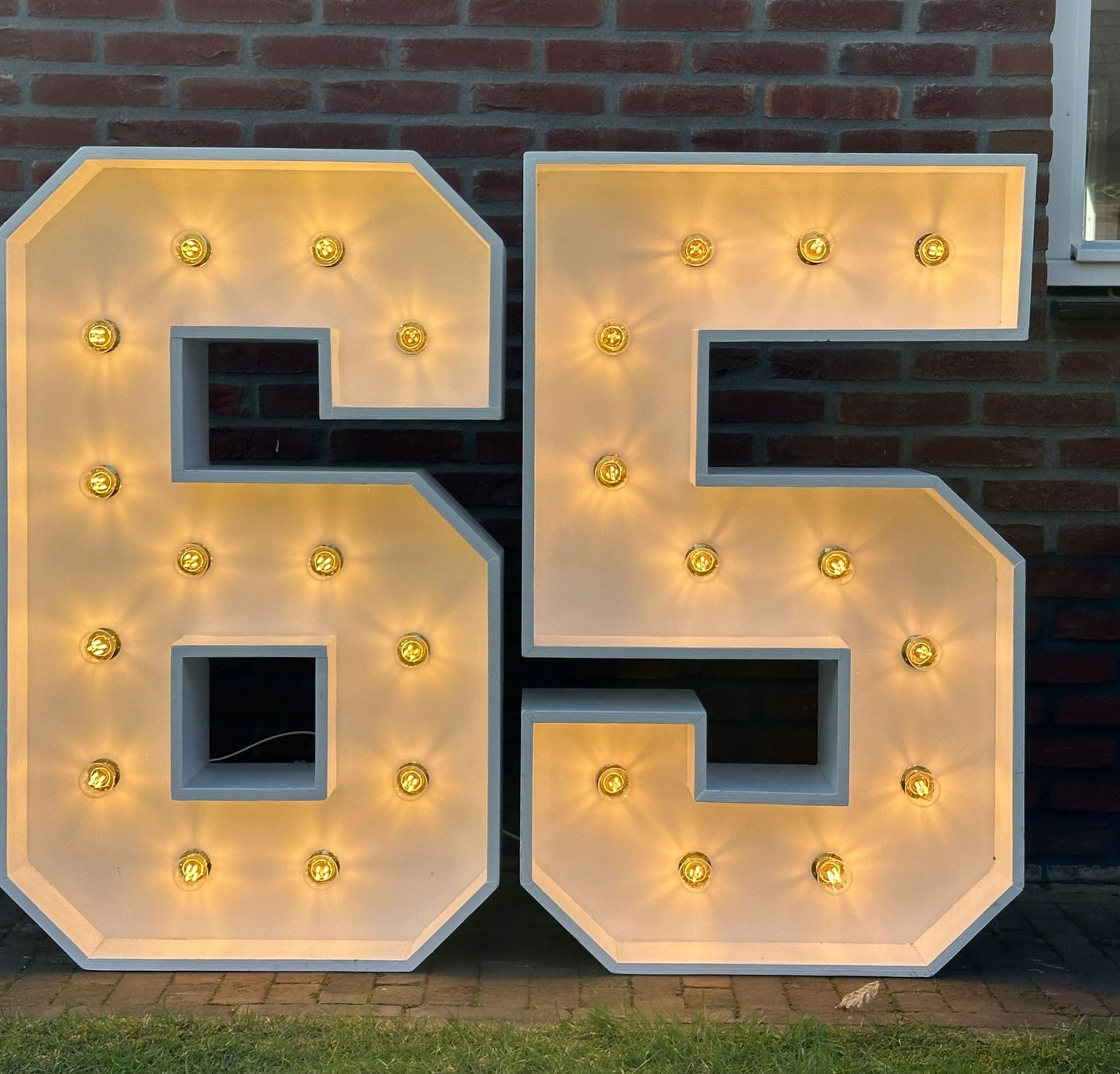 Lichtcijfers '0123456789'