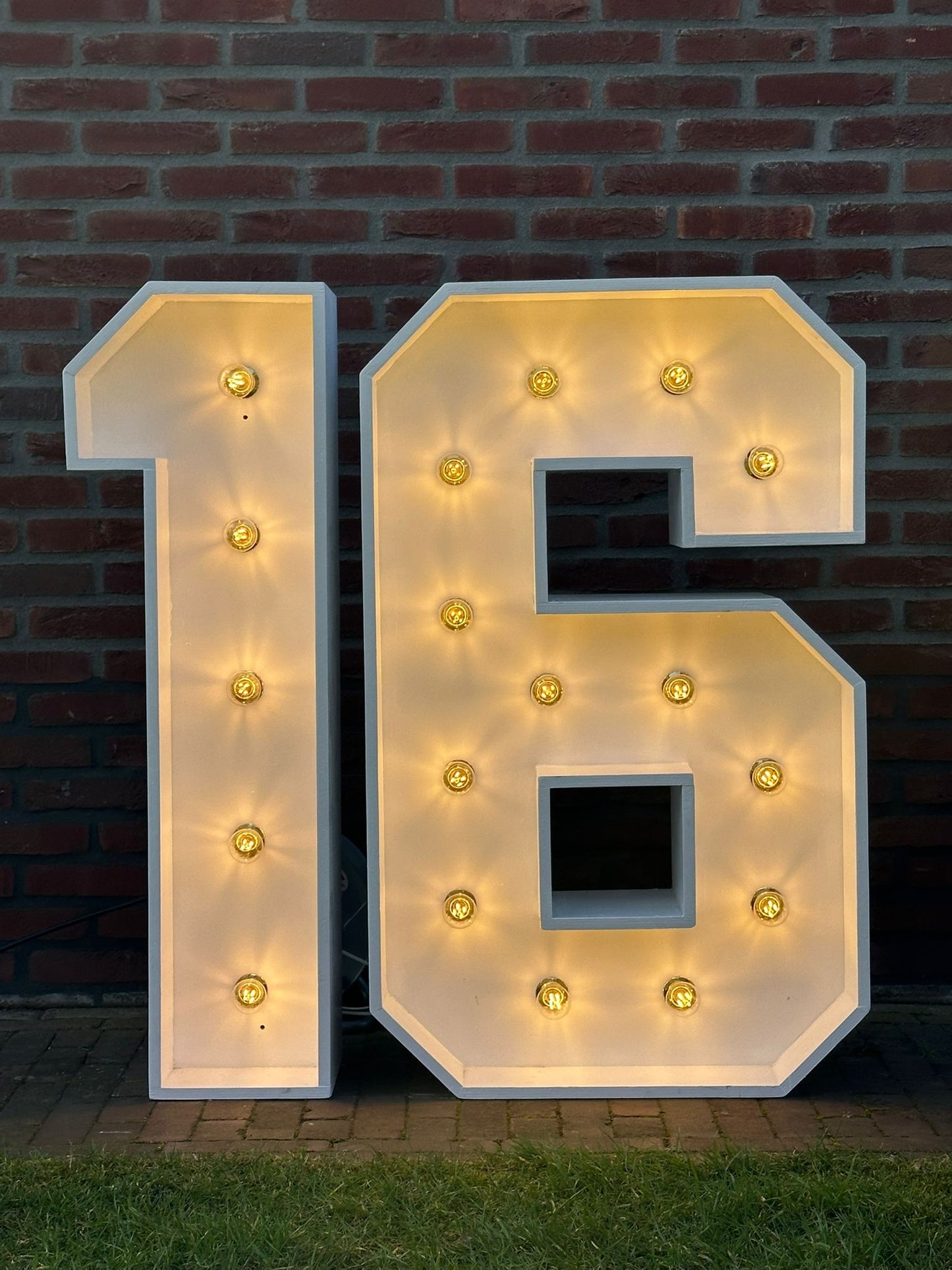 Lichtcijfers '0123456789'