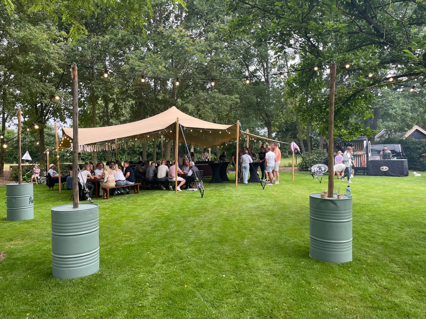 Stretchtent 7,5 x 10 meter