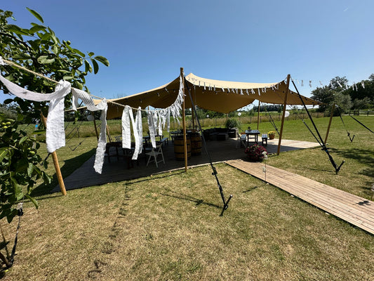 Stretchtent 5 x 8 meter